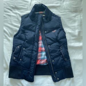 Navy blue Hollister vest